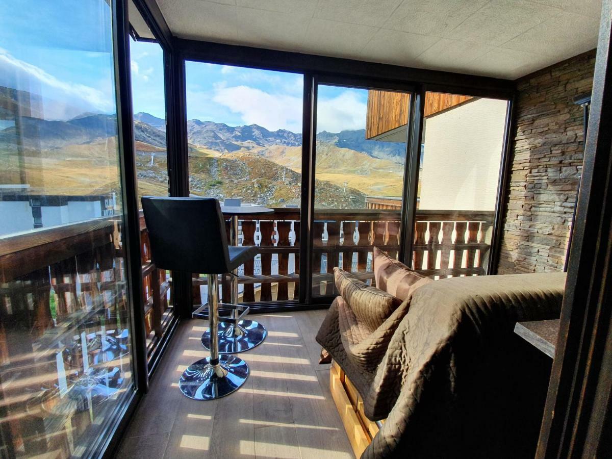 Le Serac W6 Appartement Avec Veranda En Angle Vue Panoramique Gerer Par Particulier Sur Place Val Thorens Ngoại thất bức ảnh